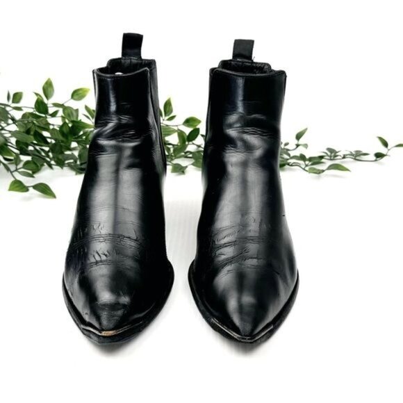 Acne Studios Black Jensen Ankle Boots 6.5 - Picture 2 of 11